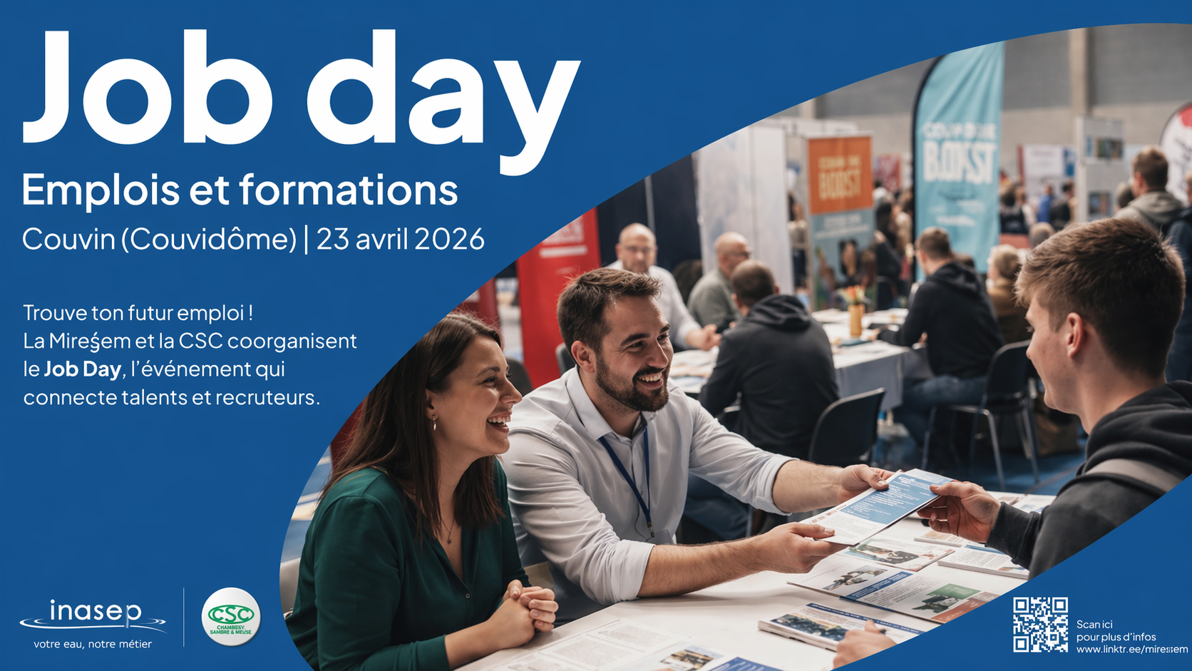 Job Day Couvin 2026 – Emplois et formations au Couvidôme